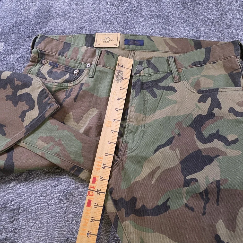 Polo Ralph Lauren Sullivan Slim Camo Jeans Mens 38x30 Camouflage Pony Hunting
